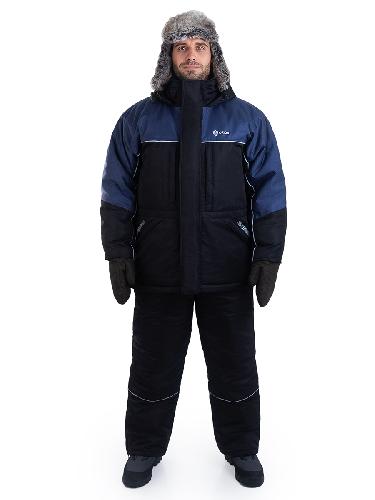 Костюм "ЮПИТЕР" ORION Active, зимний, таслан, черный-т.синий 